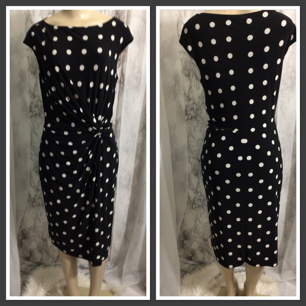 Polka Dot Wrap Dress